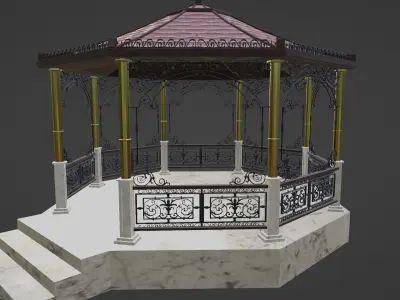 Stylized Arbor 3D model