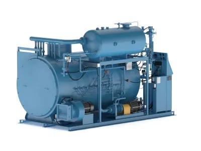 Steam Boiler 3D model