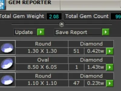 Flower Cocktail Ring jr00018 3D print model