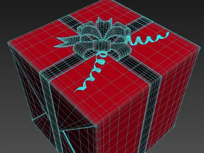 Gift Box 3D model 3D model