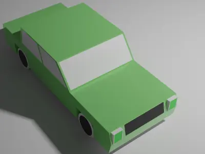 animation car 3D model
