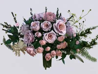 Bridal Bouquet 3D model
