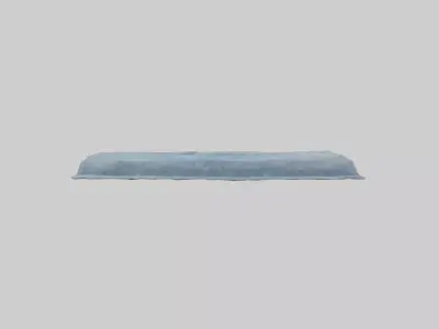 Icecovered Car Roof model Low-poly 3D model