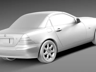 Mercedes-Benz SLK R170 1996-2004 3D model