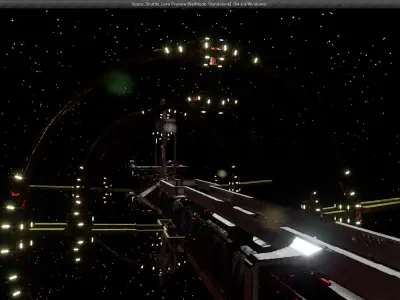 Space Shuttle Levo v1 - Unreal Engine Project Low-poly 3D model