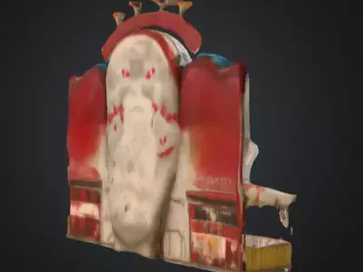 Carnival of Whimsy Low-poly 3D model