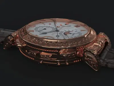 Patek Philippes Grandmaster Chime watches 3D model
