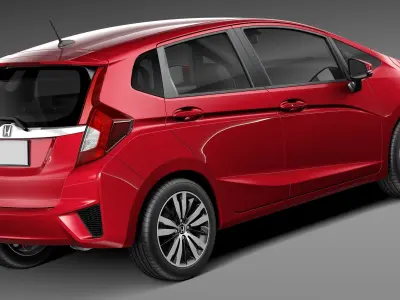 Acura Fit 2015 3D model