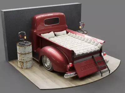 Chevy Pickup Bed 3D model