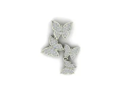 Butterfly cluster 3D print model