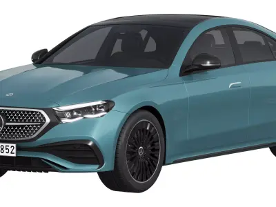 Mercedes-Benz E-Class AMG-line 2023 3D model