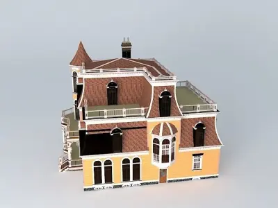 Victorian House Free 3D model