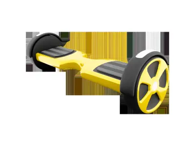 3D Hoverboard scooter icon 3D model