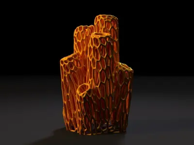 Sea sponges decor 3D print model