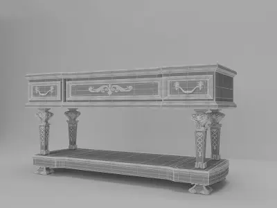 Classic Console 3D model