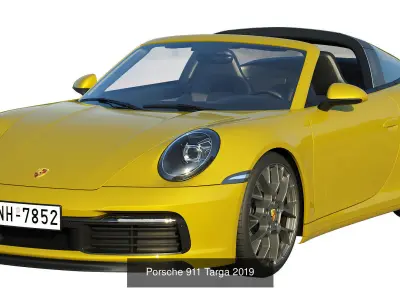 Porsche HQ collection 3D Model Pack