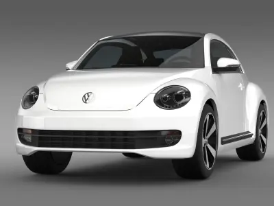 Volkswagen Fusca 3D model