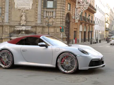 Porsche 911 Carrera Cabriolet 3D model