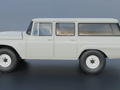 International Travelall 4x4 1962 3D print model