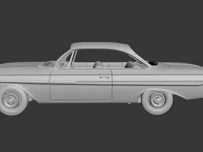 Chevrolet Impala 1961 3D print model