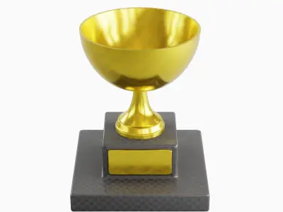 Trophy Cup 01 Low-poly 3D model