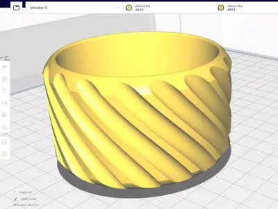 Garden Pot 08 3D print model
