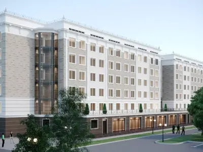 Residential complex 3D model