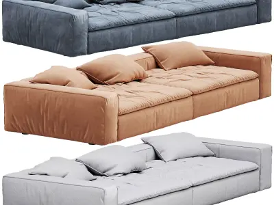 Miami Beach Sofa 350 By Baxter 3D model