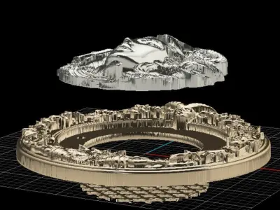 fashion pendant for  wemen  3D print model