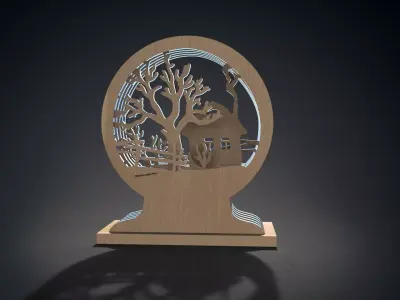Decorative frame 3D model