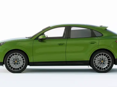 Porsche Cayenne S coupe 2020 3D model