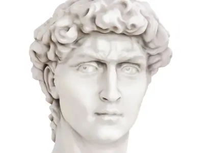 Statues of Aphrodite and David 3D model