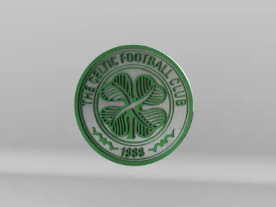 The Celtic Football Club Team Logo 3D model