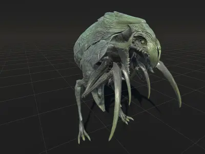 Mutant2R1 Low-poly 3D model