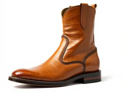 Classic Leather Boot model pack Low-poly 3D model