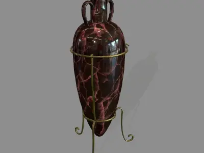 vase 6 greek Low-poly 3D model