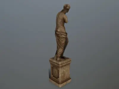 Venus de Milo Low-poly 3D model