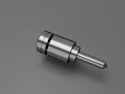 Diesel Injector Nozzle - PDE-Style 3D Model 3D model