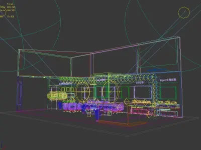 Exhibition - Area - 12X6-3DMAX2009-71 3D model