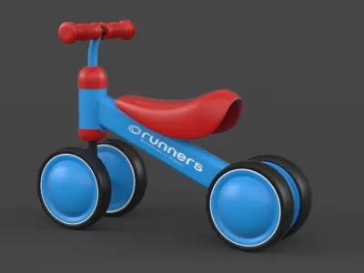 Baby Balance Bike 3D model