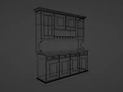 Kitchen sideboard 3D model