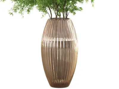 Bouquet - Green plant 01 3D model