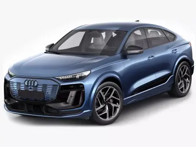 Audi Q6 Sportback  e-tron 2025 3D model