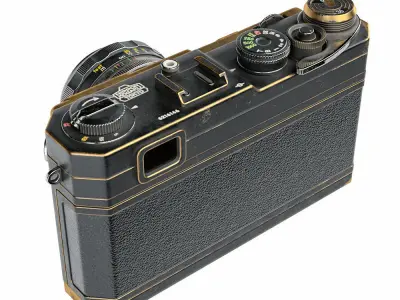 Nikon S3 Film Camera 3D model