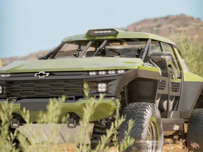 Chevrolet Off-Road Concept Low-poly 3D model