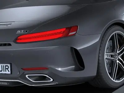 Mercedes AMG GT C Roadster 2017 3D model