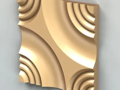 Wall panel 016 3D model