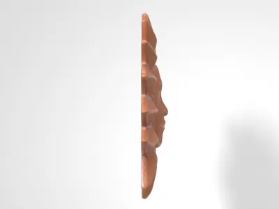 Terracotta Sunface 3D model