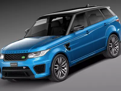 Land Rover Range Rover Sport SVR 2015 3D model
