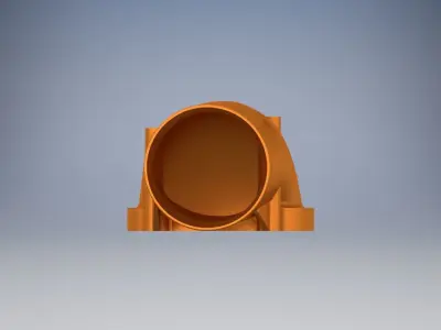 C20xe Powercap 80 mm no fitting RIGHT PIPE  3D print model